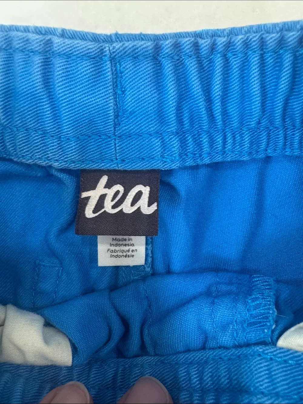Tea Collection Cobalt Blue Elastic-Waist Play Shorts